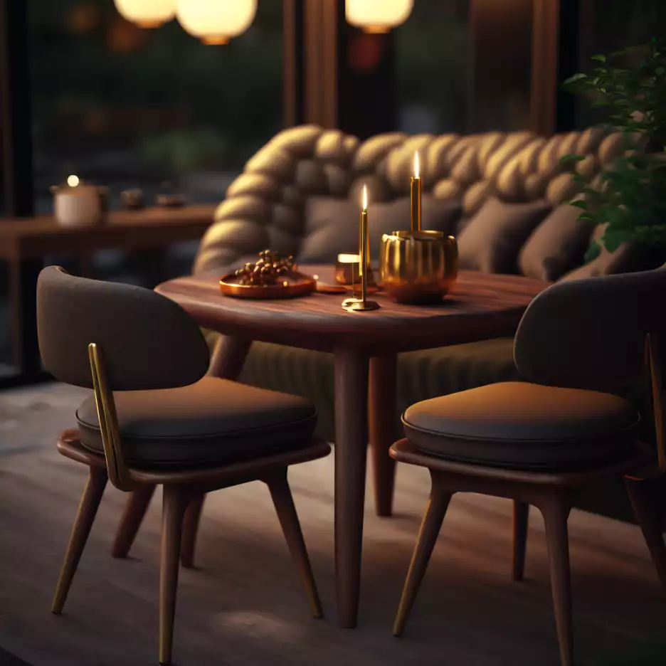 Luxury Dining Table and Chair